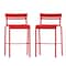 Flash Furniture Red All-Weather Steel Bar Stool, 2PK 2-XU-CH-10318-B-RED-GG - alternate 5